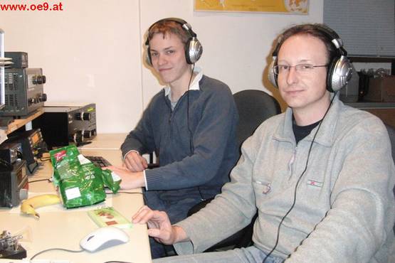 Fabian DJ1YFK (links) und Manfred DJ5MW (rechts)