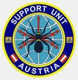 Offizielle Logos der Support-Unit Austria